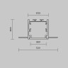Алюминиевый профиль встраиваемый скрытого монтажа MAYTONI LED STRIP ALM-7236T-S-3M 636011