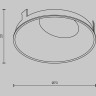 Декоративная рамка-отражатель MAYTONI WISE Ring057-10-CH