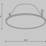 Декоративная рамка-отражатель MAYTONI WISE Ring057-7-MG