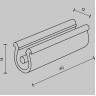 Фиксатор ремня MAYTONI PARITY TRA130BF-B черный 10 шт