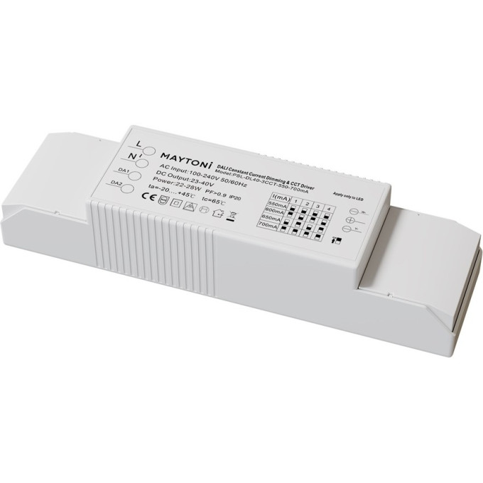 Источник питания MAYTONI DALI PSL-DL40-3CCT-550-700mA DT8 22-28W IP20