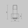 Комплект креплений (для профиля 50×35) 4 шт., MAYTONI ALM-5035T-MT 642036