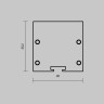 Комплект заглушек (для профиля 35×35) 2 шт., MAYTONI ALM-35-S-EC 642037