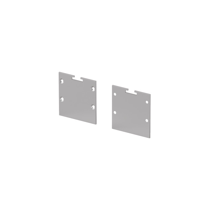 Комплект заглушек (для профиля 35×35) 2 шт., MAYTONI ALM-35-S-EC 642037
