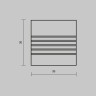 Комплект заглушек (для профиля 35×35) 2 шт., MAYTONI ALM-3535A-S-EC 642033