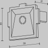 Комплект заглушек MAYTONI RADITY TRA084EC-12B к встраиваемому шинопроводу