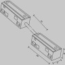 Коннектор питания MAYTONI EXILITY TRA034CPC-42W-5-1 прямой гибкий 5см белый