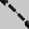 Коннектор питания MAYTONI EXILITY TRA034CPC-42B-5-1 прямой гибкий 5см черный