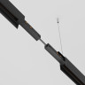 Коннектор питания прямой гибкий 5см MAYTONI EXILITY TRA034CPC-42B-5 черный