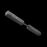 Коннектор питания прямой гибкий 5см MAYTONI EXILITY TRA034CPC-42B-5 черный