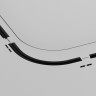 Коннектор радиусный MAYTONI LEVITY TRA184-R600-12B R600 встраиваемый под ГКЛ 9,5мм черный