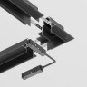 Коннектор угловой MAYTONI GRAVITY TRX010CL-22B встраиваемый черный