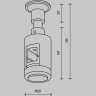 Крепление настенное MAYTONI WALL FLARITY TRA155CW-S1-B одинарное черный