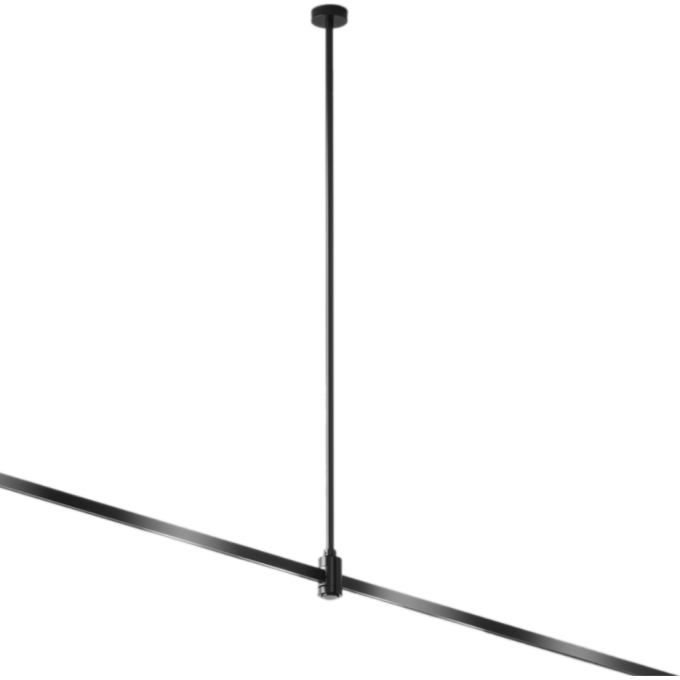 Крепление потолочное MAYTONI LONG FLARITY TRA159C-B1-B 700мм с вводом питания черный