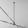 Крепление потолочное MAYTONI LONG FLARITY TRA159С-D1-B двойное 700мм черный
