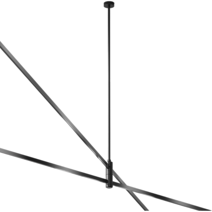Крепление потолочное MAYTONI LONG FLARITY TRA159С-D1-B двойное 700мм черный