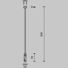 Крепление потолочное MAYTONI LONG FLARITY TRA159С-D1-BS двойное 700мм латунь
