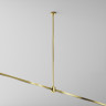 Крепление потолочное MAYTONI LONG FLARITY TRA159С-IPC1-BS 700мм с прямым коннектором питания латунь