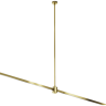 Крепление потолочное MAYTONI LONG FLARITY TRA159С-IPC1-BS 700мм с прямым коннектором питания латунь