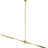 Крепление потолочное MAYTONI LONG FLARITY TRA159С-IPCL1-BS 760мм с прямым коннектором питания латунь