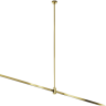Крепление потолочное MAYTONI LONG FLARITY TRA159С-SL1-BS одинарное 760мм латунь