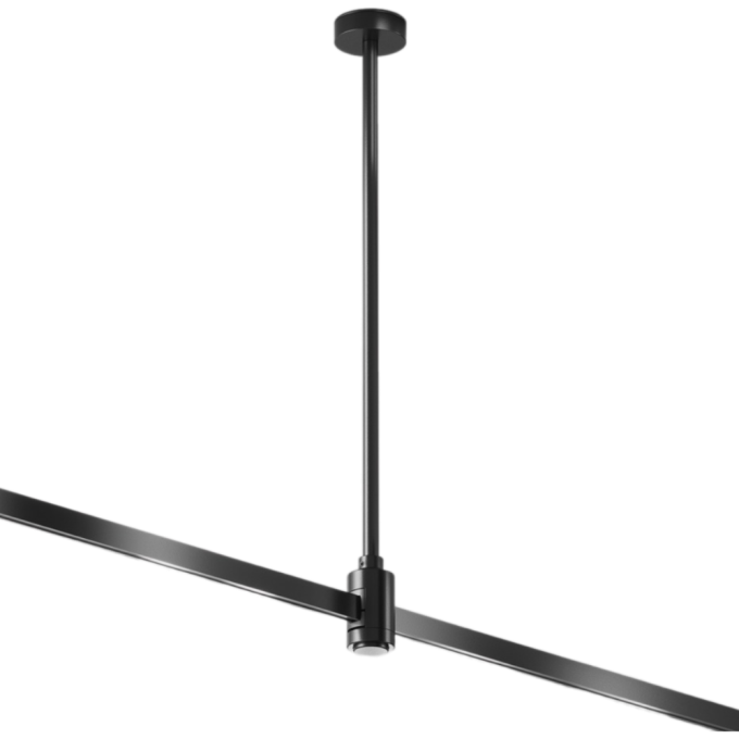 Крепление потолочное MAYTONI MEDIUM FLARITY TRA158C-BL1-B 360мм с вводом питания черный
