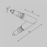 L-образный коннектор для штанговой системы MAYTONI AXITY CA006EC-B