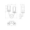 Настенный светильник (бра) MAYTONI ARCO MOD223WL-02BS