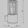 Настенный светильник (бра) MAYTONI BARREL O453WL-01GF