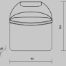 Настенный светильник (бра) MAYTONI GLOSS O447WL-L7GF3K