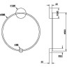 Настенный светильник (бра) MAYTONI HALO MOD005WL-L35BSK