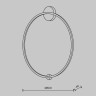 Настенный светильник (бра) MAYTONI HALO MOD005WL-L35BSK