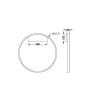 Настенный светильник (бра) MAYTONI RIM MOD058WL-L35W3K