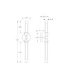Настенный светильник (бра) MAYTONI STELO MOD116WL-L7BS3K
