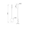 Настенный светильник (бра) MAYTONI STEM C035WL-L3W3K