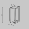 Настенный светильник MAYTONI FRAME O527WL-L12B3K