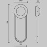 Настенный светильник MAYTONI LINK MOD357WL-L16BS3K1