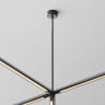 Подвес на жёстком основании с потолочной чашей для системы MAYTONI SHELF CA030C-SL-L500-B
