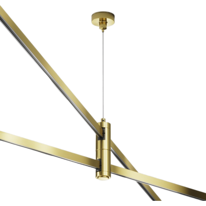 Подвес тросовый MAYTONI HANG FLARITY TRA157SW-D1-BS двойной латунь