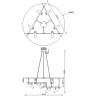 Подвесная люстра MAYTONI TECHNICAL RAMI белый