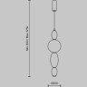 Подвесной светитель MAYTONI ADORE MOD297PL-L12BS3K