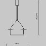 Подвесной светильник MAYTONI AMBIENCE MOD280PL-L30B3K