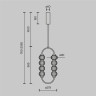 Подвесной светильник MAYTONI AMULET MOD555PL-L11G3K