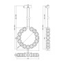 Подвесной светильник MAYTONI AMULET MOD555PL-L23CH5K