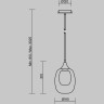 Подвесной светильник MAYTONI AURA MOD016PL-01BS1