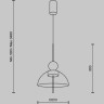 Подвесной светильник MAYTONI BANGKOK MOD185PL-L12CG3K1