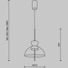 Подвесной светильник MAYTONI BANGKOK MOD185PL-L12CG3K2