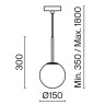 Подвесной светильник MAYTONI BASIC FORM MOD321PL-01W