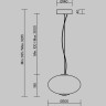 Подвесной светильник MAYTONI BRUMA MOD397PL-L12CH3K