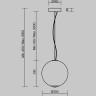 Подвесной светильник MAYTONI BRUMA MOD397PL-L15CH3K